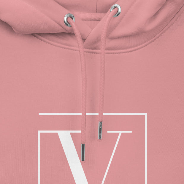 Men essential hoodie white letter logo