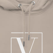 Men essential hoodie white letter logo