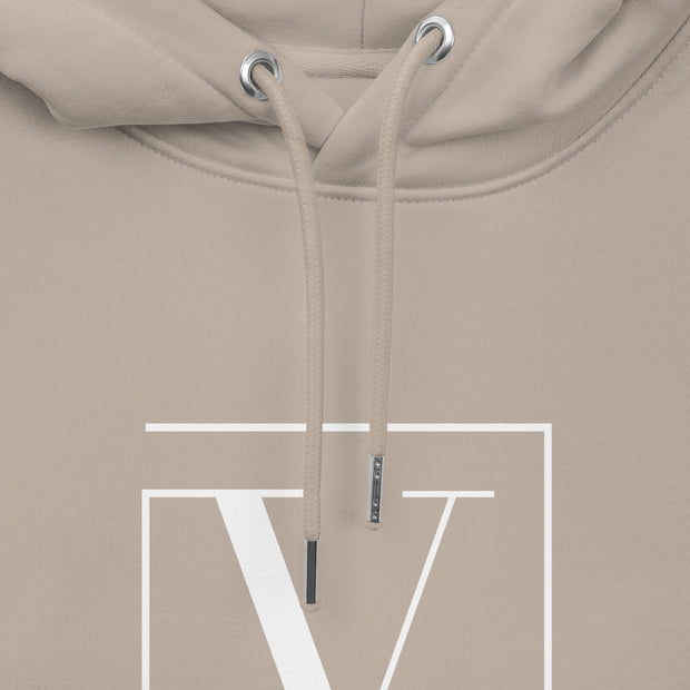 Men essential hoodie white letter logo